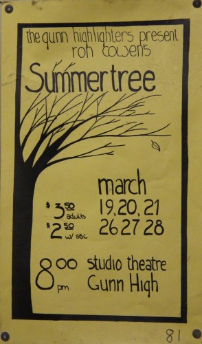 Poster for Summertree 1981