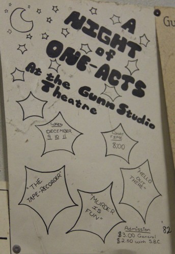 Poster for A Night of One Acts 1982